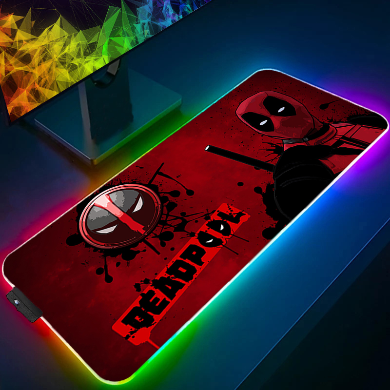 Pc Gaming Upgrades - LED Mouse Pad Gaming Backlight Lock