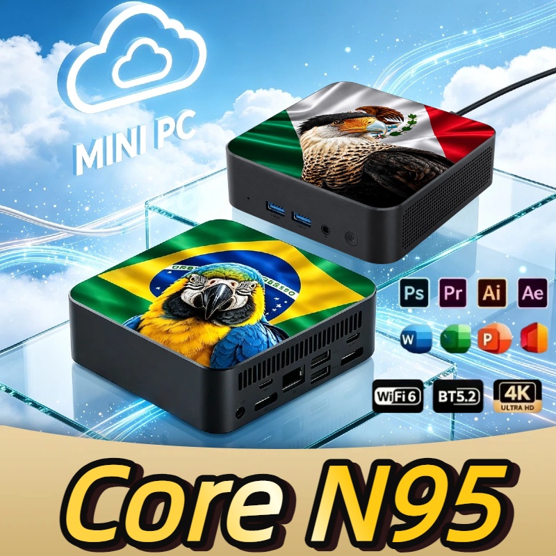 Pc Gaming Laptop - New 2026 Mexico Brazil Flag HighPerformance