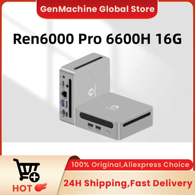 Pc Gaming Ryzen 5 - GenMachine AMD Ryzen 5 6600H Mini