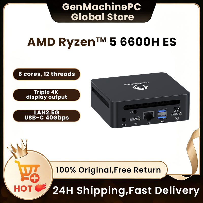 GenMachine Ryzen 5 6600H ES 3. - Pc Gaming Ryzen 5 ulasan dan harga