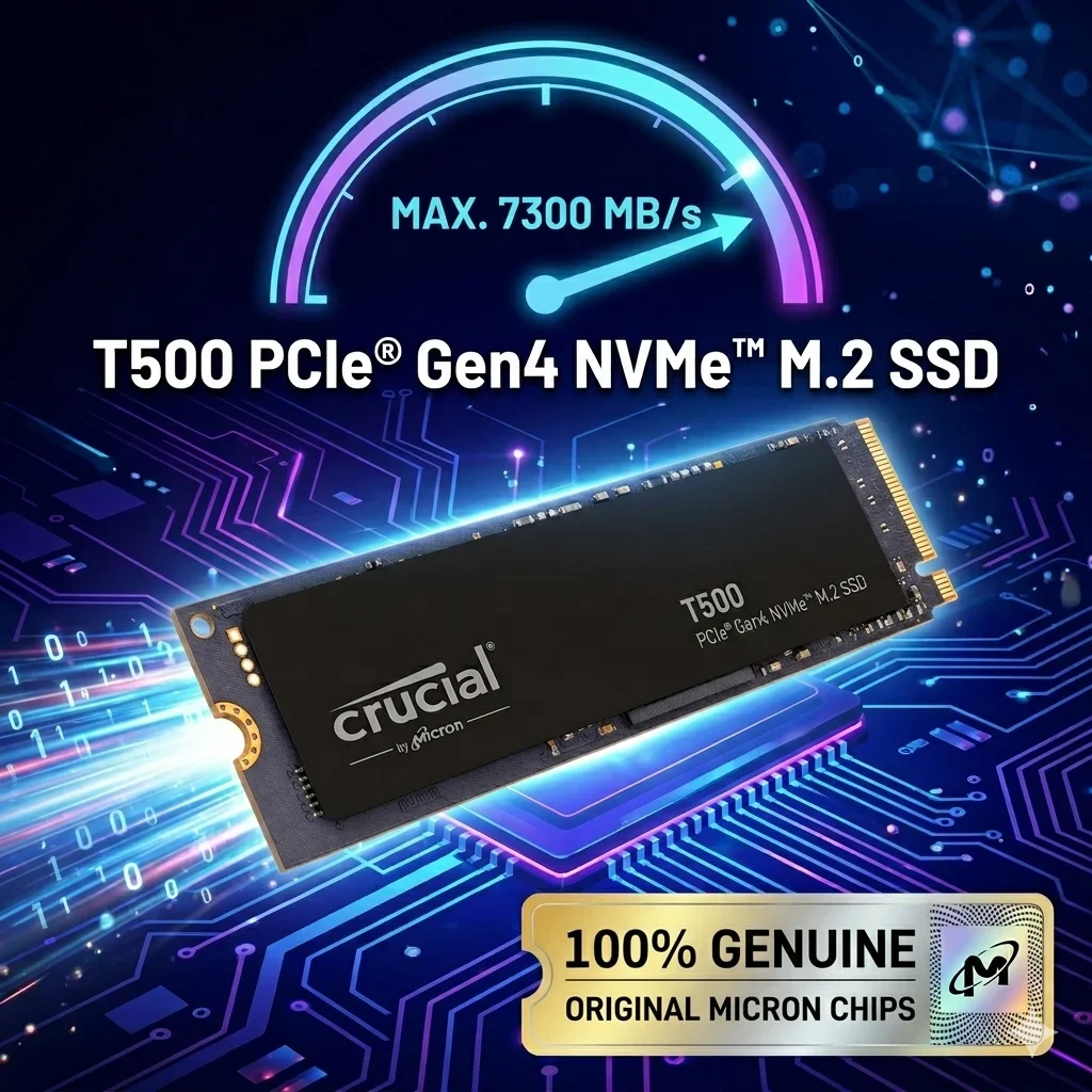 New Crucial T500 1TB Gen4 NVMe - Pc Gaming News ulasan dan harga