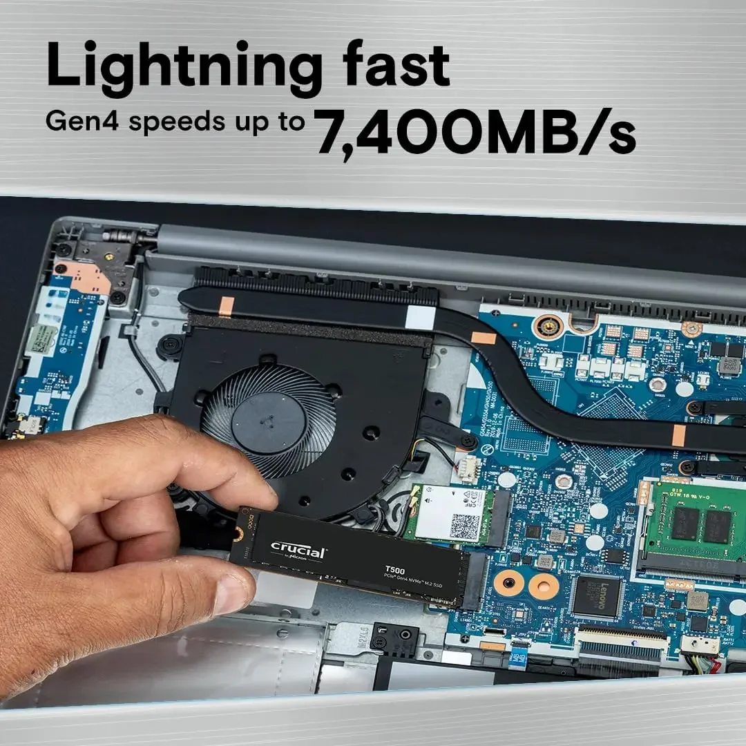 New Crucial T500 1TB Gen4 NVMe - Pc Gaming News ulasan dan harga