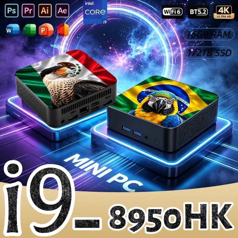 Mini PC Core i9-8950HK 16GB RA - Pc Gaming Laptop ulasan dan harga