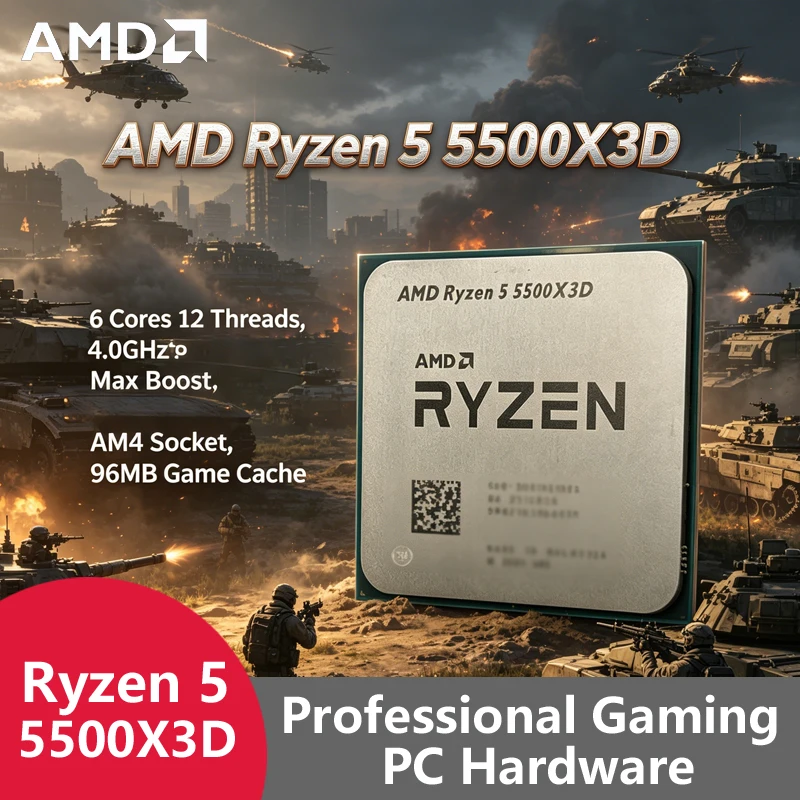 AMD Ryzen 5 5500X3D AM4 7nm Ga - Pc Gaming Ryzen 5 ulasan dan harga